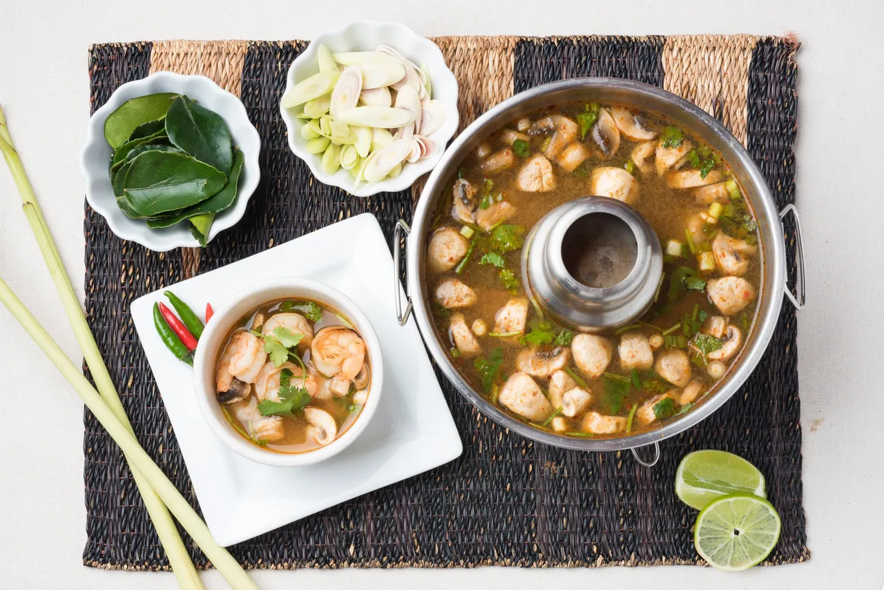 Authentic Thai dish at The Bangkok